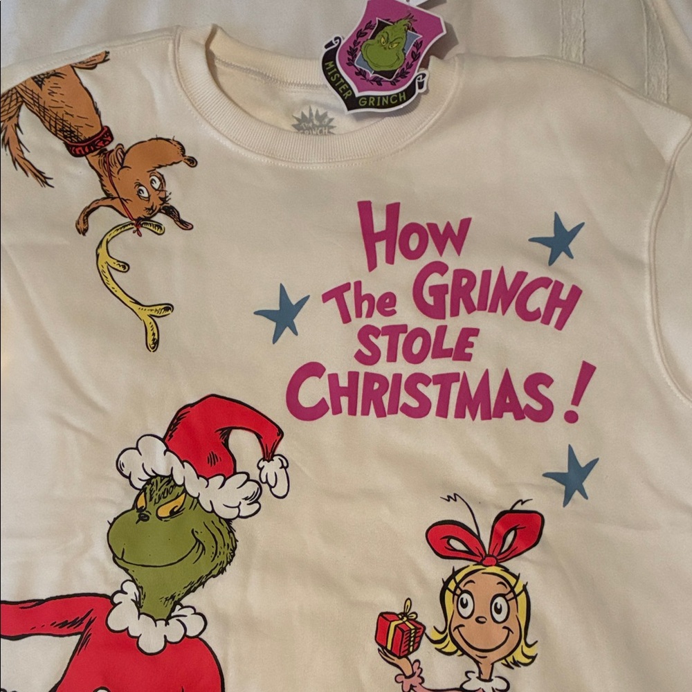 The Grinch Women's Cream Sweater